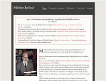 Tablet Screenshot of michelesarfatti.it